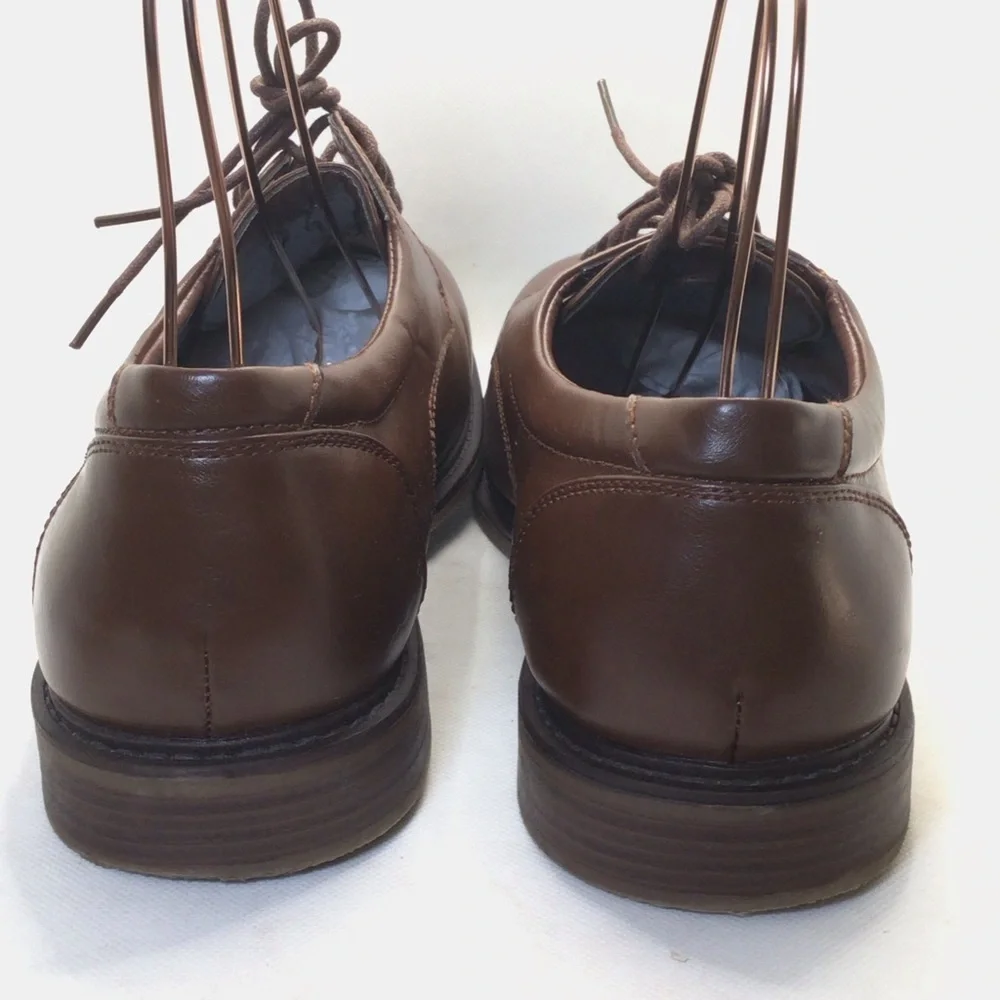 Hugo Vitelli Mens Brown Oxford Lace Up Dress Shoes Size 13EEE